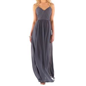 Sorella Vita Grey Bridesmaid Dress